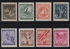 WC1_35440 AUSTRIA. 1946 PEACE set. Sc.B171-B178. MNH