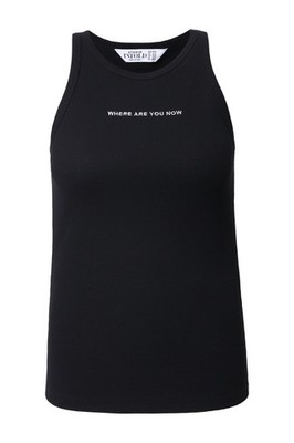 Studio Untold Damen große Größen Tanktop Slim Shape Strukturjersey