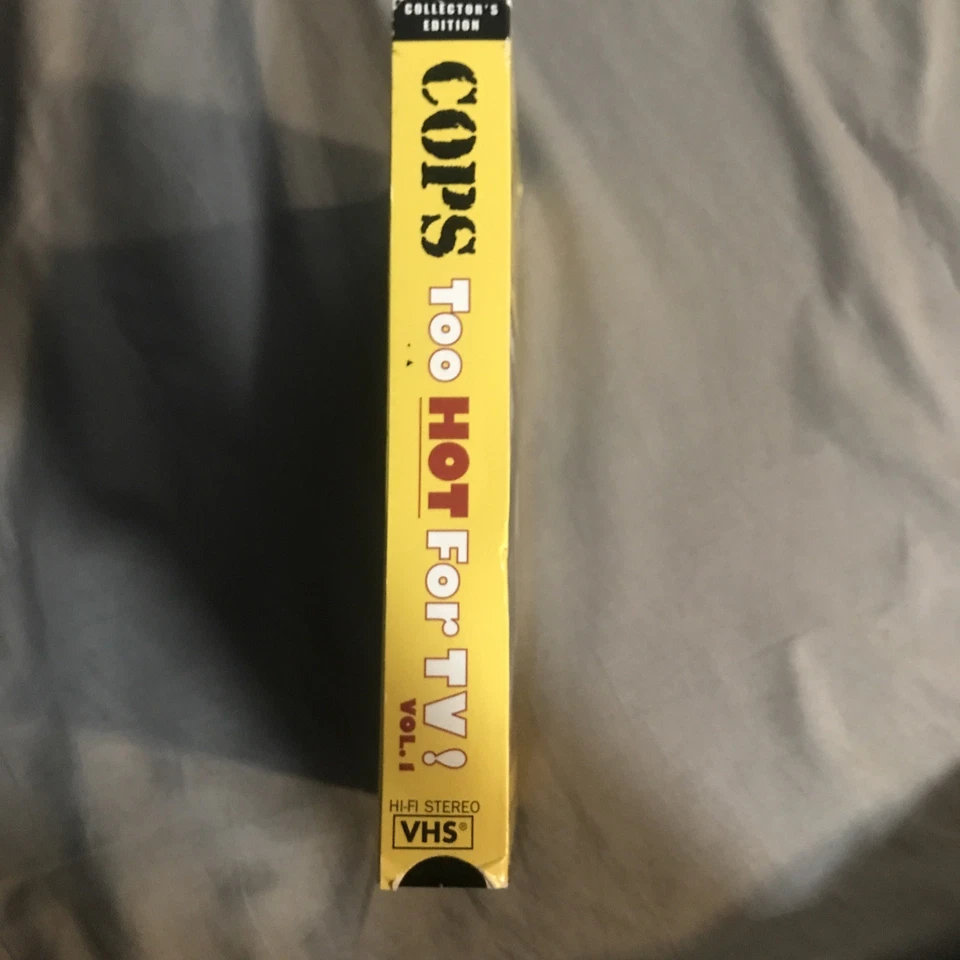 COPS - Too Hot for TV! VHS Vol. 1 1995 Real Shocking Banned From TV Footage - Image 4 of 4