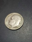 1950-s Roosevelt Dime 90 % Silver Vg