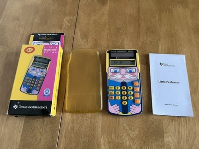 Texas Instruments Little Professor Solar Boxed and Complete Full Working Order