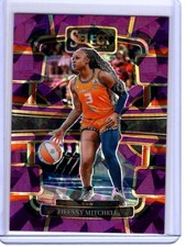 2024 Panini Select WNBA #44 Tiffany Mitchell Concourse Purple Ice Prizms #/149