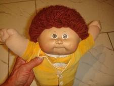 Vintage 1978  Cabbage Patch Doll Brown Hair  Eyes 16"