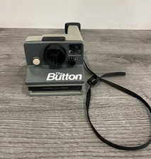 Polaroid SX-70 Land Camera The Button Instant Film Camera Not Tested