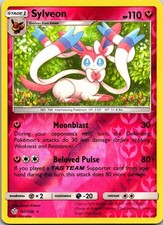 Sylveon 155/236 Rare Cosmic Eclipse Pokemon Reverse Holo Lightly Played on eBay