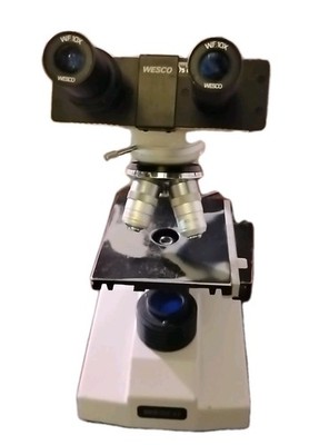 Wesco CXRII Upright Optical Microscope 40-1000x Zoom Wesco  10x Eyepiece No 8608
