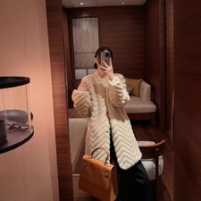 Pelliccia ecologica donna 2025 invernale, imitazione pelliccia visone cappotto integrato