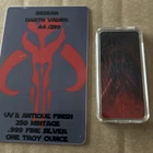 Nightmare Metals 1oz .999 Silver Bar,Beskar Darth Vader Bar Number 44/250 Coa