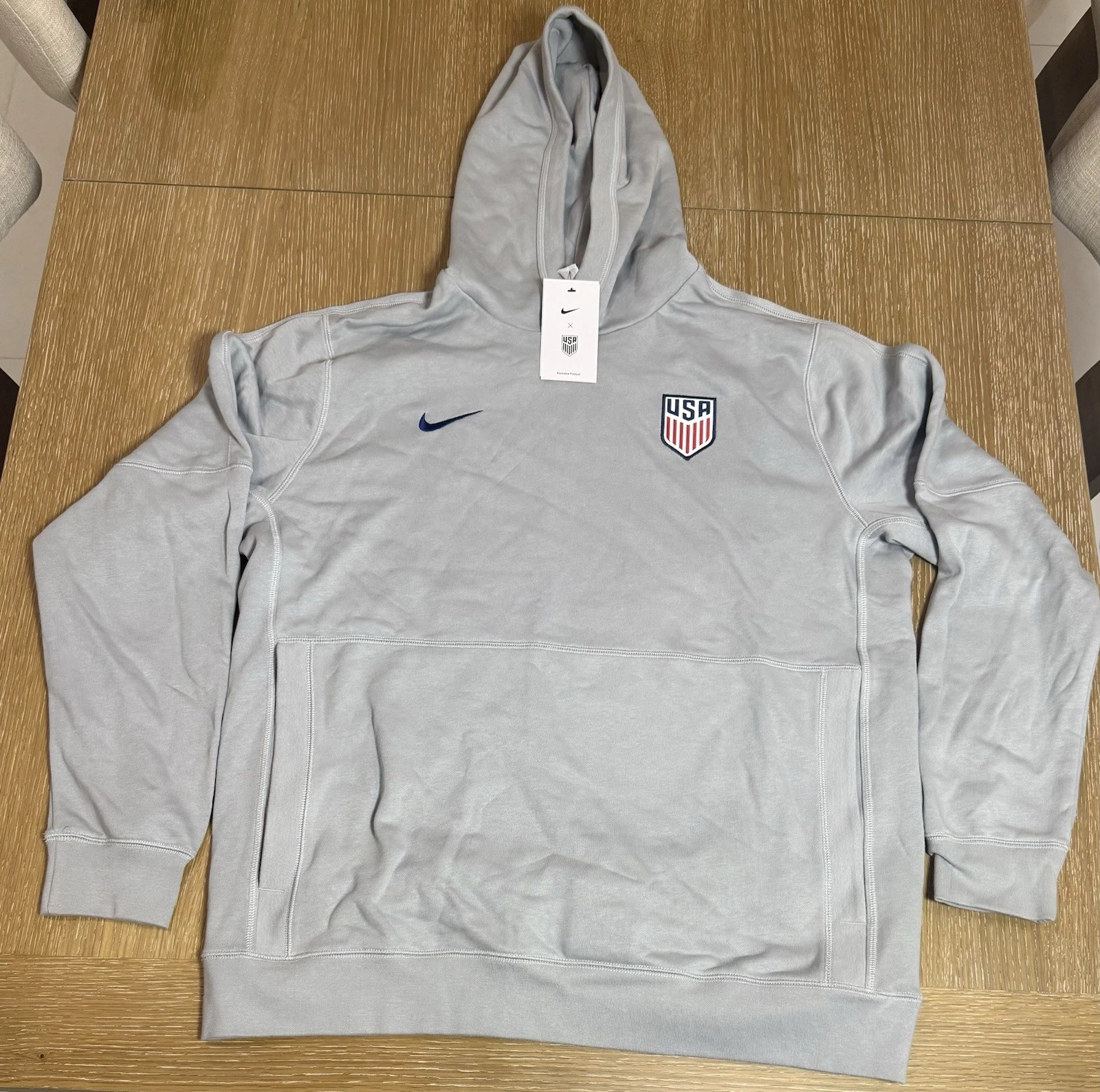 Nike French Terry U.S.A Soccer Hoodie ‘Gray’ | DH4829-050 Multiple Sizes