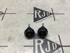 80's Era Jim Dunlop Straploks Black Set Locking Guitar Strap Buttons