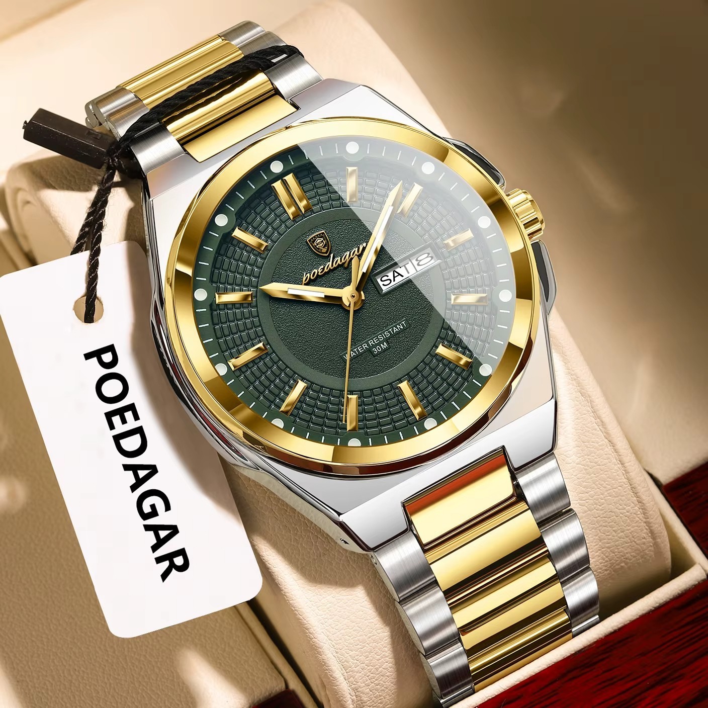 Наручные часы 42MM POEDAGAR Quartz Men's