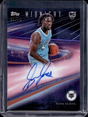2025 Topps Signature Sion James Base (RAW)