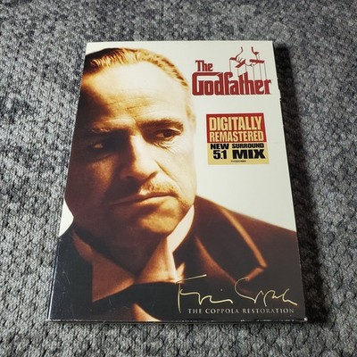 The Godfather DVD 1972 Coppola Restoration Brando Pacino Digitally Remastered