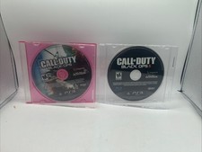 Call Of Duty Cod Black Ops 1 & 2 PS3 Shooter Lot  Disc Only Mature Tested