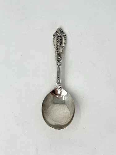 Wallace Sterling Silver Rose Point Spoon (J-275)