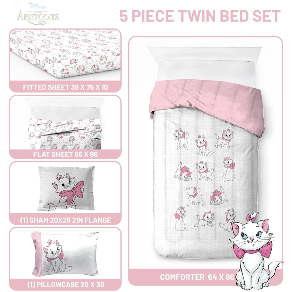 Juego de edredón para niños incluye sábanas y fundas de almohada - Juego de cama suave y acogedor... Foto 4 de 4