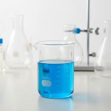 Durable 2L Laboratory Glass Beaker with Clear Graduation - 3.3 Borosilicate