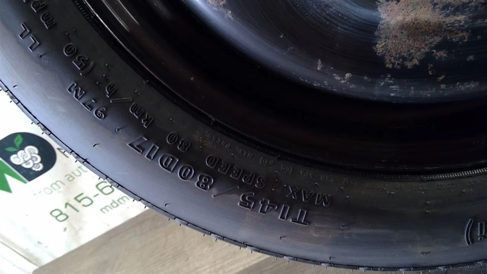 Dodge Caravan 2018-2020 rueda de repuesto neumático/donut OEM T145/80D17 Foto 2 de 4