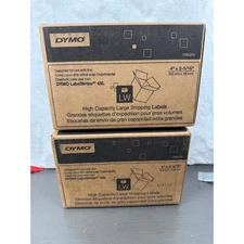 2 Boxes DYMO 1785378 High Capacity Large Shipping Labels 4" x 2-5/16" Adhesive
