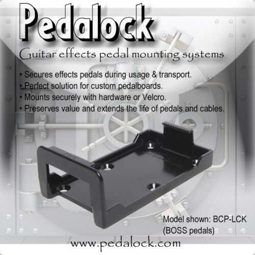 Pedalock - Soporte de montaje de pedal de efectos BOSS -! Se adapta a más de 100 pedales BOSS (BCP) - Imagen 1 de 3