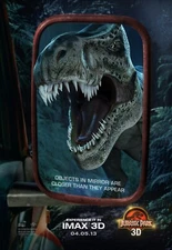 Free Same Day Shipping JURASSIC PARK T-Rex IMAX Version Borderless 11x17 Poster
