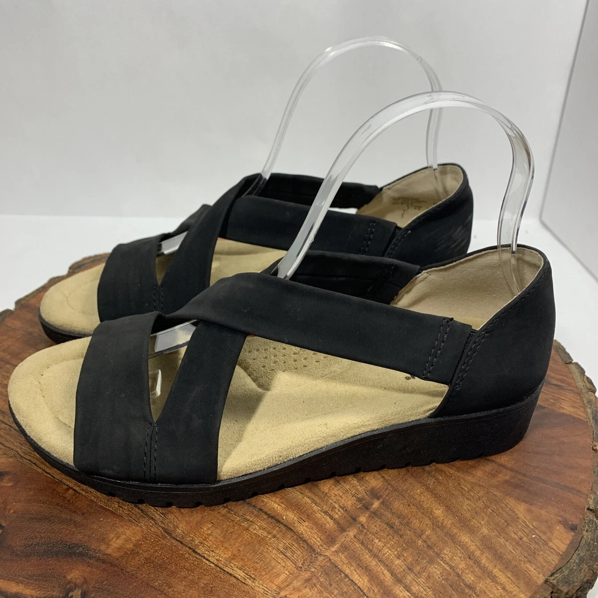 Earth spirit crossband sandals cheap