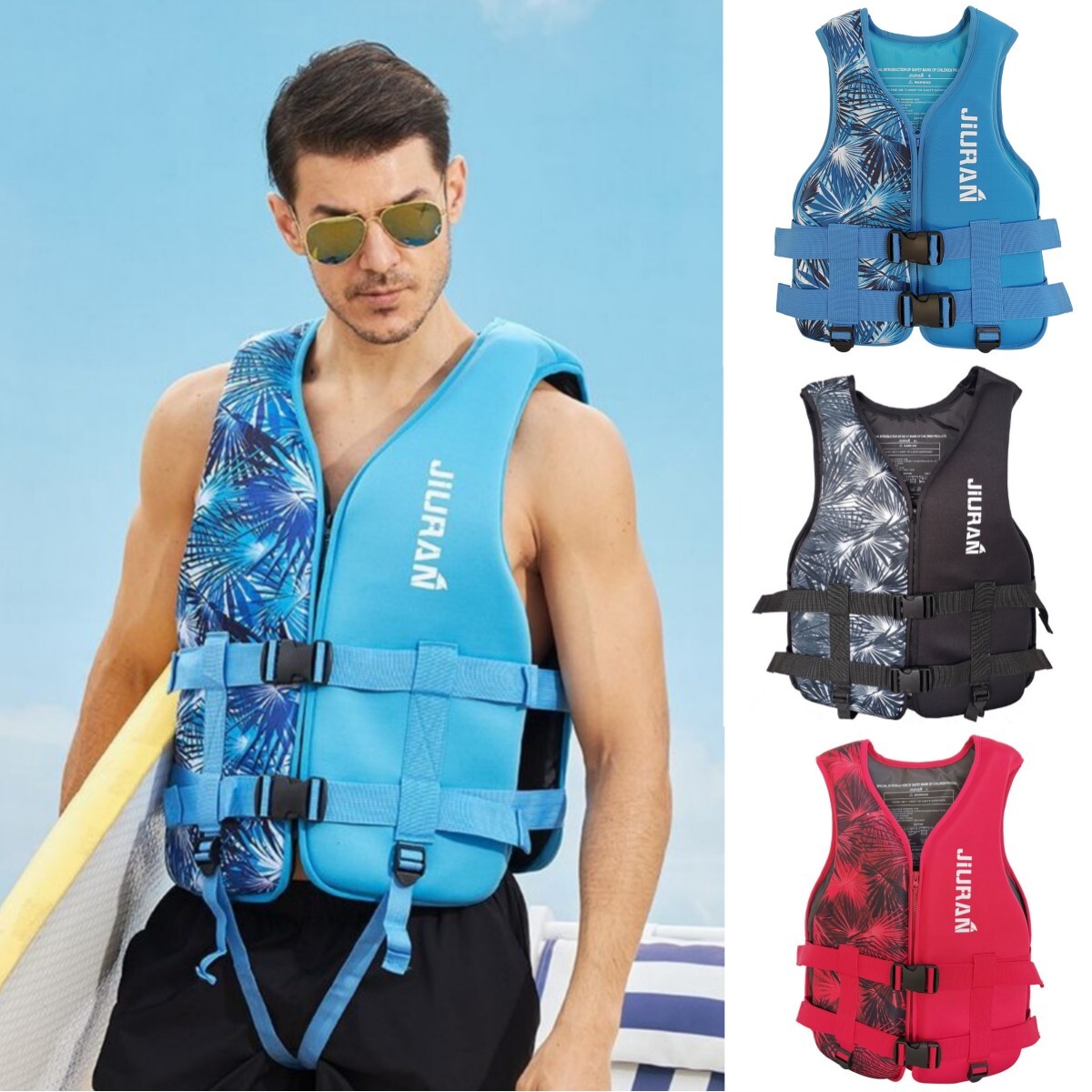 Neoprene Boating Life Vest Wearresistant Adult Children Buoyancy Vest