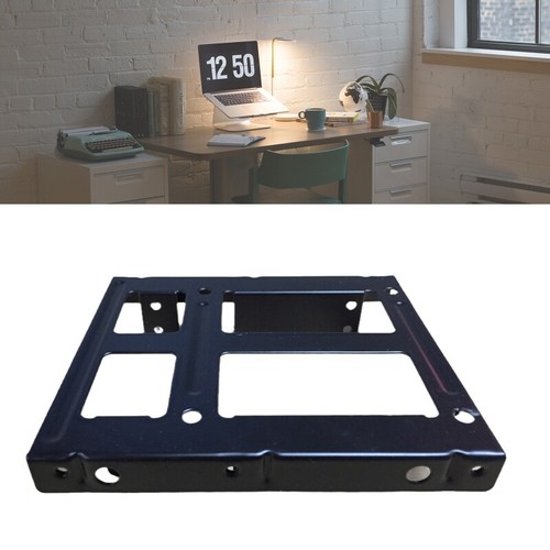 2.5 3.5 Hard Drive Bracket Black Metal Hard Disk Shelf Desktop External HDD Tray - Afbeelding 2 van 8