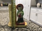 Shawnee Pottery Vase 702 Bamboo Oriental Asian Boy Planter USA Yellow Green — photo 4
