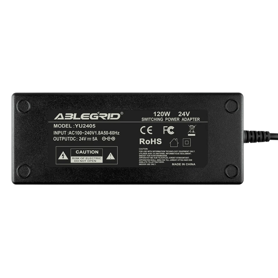 24V 5A 4 Pin AC Adapter Charger for Sharp IT23M1U IT-23M1U LCD TV Monitor Power - Image 3 of 4