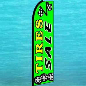Tire Sale Swooper Feather Flags Banner Sign Tire Sale Swooper Feather Flags Banner Sign