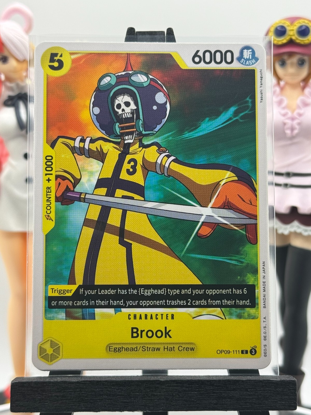 One Piece CG 4 Brook OP09-111 Emperors in the New World Common!