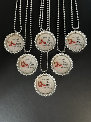 Inspirational necklaces /  The Wizard of OZ themed / You had the power all along