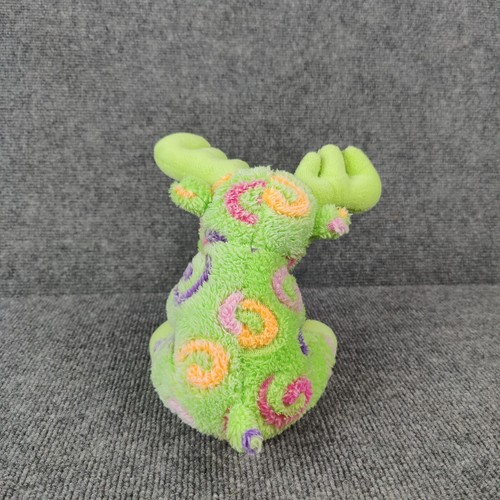 Wish Pets Elch Plüsch grün Wishpets Eis am Stiel limettengrün mit Wirbeln Stofftier - Bild 3 von 12