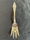 Les Six Fleurs by Reed and Barton Very Rare Sterling Chipped Beef Fork 8 5/8"