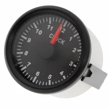 52mm Waterproof Digital Clock Gauge 0-12H for Car Boat Truck 9-32V