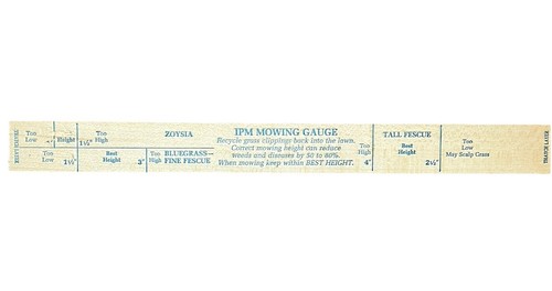 University Of Maryland IPM Mowing Gauge Wooden ruler - Picture 2 of 2