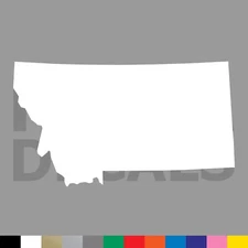 Montana Vinyl Die Cut Decal Sticker - MT State Outline