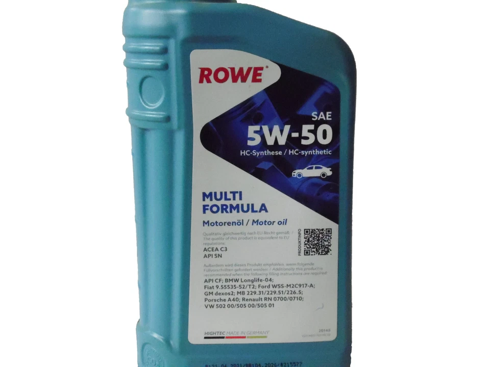 ROWE HIGHTEC MULTI FORMULA SAE 5W-50 1 Liter Motorenöl - Bild 3 von 4