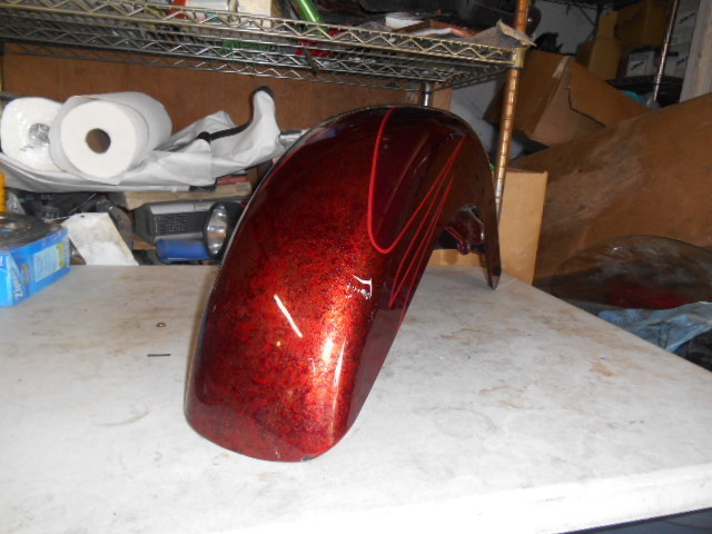 Harley Davidson Front Burgundy Blaze W/ Hot Fusion Graphic FLHHSE5