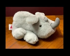 1990 VINTAGE DAKIN'S BABY RHINO PLUSH/STUFFED ANIMAL