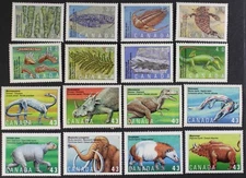 CANADA 1990-1994 Prehistoric Life, Dinosaurs, 4 complete sets Mint NH
