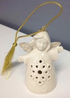 Lenox Angel Wishes Snowflake Bell Holiday Collectible Ornament 2.5 In B3073 on sale Lenox Angel Wishes Snowflake Bell Holiday Collectible Ornament 2.5 In B3073 on sale