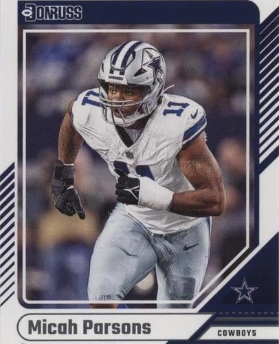 2025 Panini Optic Micah Parsons Blue Stars Holo #85 Green Bay