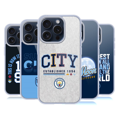 MANCHESTER CITY MAN CITY FC GRAFIKEN SOFT GEL HANDYHÜLLE FÜR APPLE iPHONE HANDYS