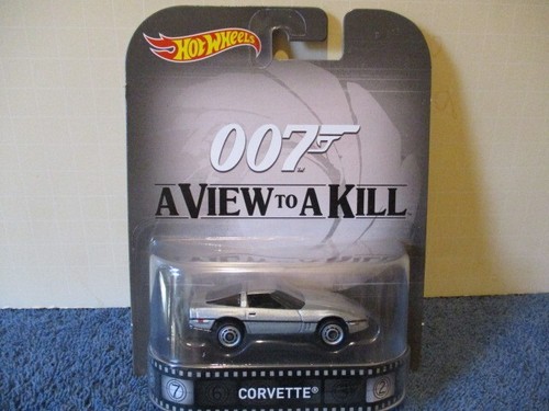 HOT WHEELS 2015 HOT WHEELS ENTERTAINMENT, 007 A VIEW TO A KILL (anni '80) CORVETTE - Foto 2 di 4
