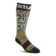Thirtytwo 32 double sock black tan 2025 socks snowboard ski new