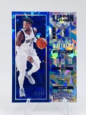 Wesley Matthews 2017-18 Panini Contenders Season Ticket Cracked Ice  #01/25 SSP