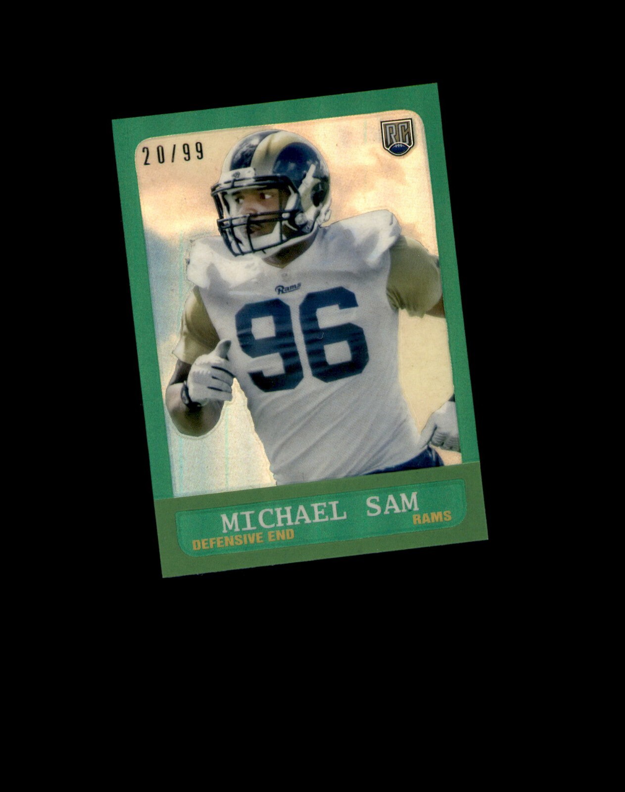 Michael Sam Topps Chrome 1963 Minis #5 Refractor