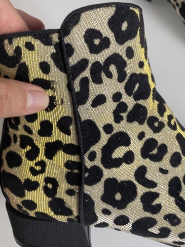 Stivaletto Donna Maculato Laminato Nero Oro Minu Collection Numero 39 In Ottim - Foto 12 di 15